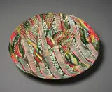 Impressive and unique hanging platter by Sang Sool Shim & Keum Sun Lee, sold Jun 2023