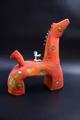John Crawford, Large earthenware horse