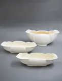 Three speckled vases by Crown Lynn Potteries, sold Feb 2023