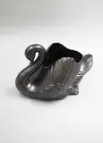 Large black swan by Crown Lynn Potteries, sold Feb 2023