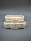 Two large trough vases by Crown Lynn Potteries, sold Feb 2023