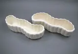 A pair of large sinuous trough vases by Crown Lynn Potteries, sold Feb 2023