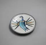 Elizabeth Lissaman, Small hand-painted wall plate
