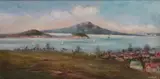 Pat Phillips, View of North Head and Rangitoto