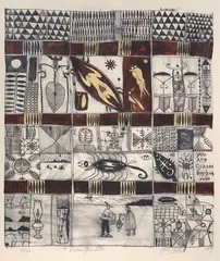 Entanglement by John Pule, sold Oct 2022