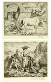 Augustus John, Gypsy Caravan and Horse & The Quarry Folk No. 2
