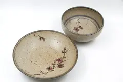 Estelle Martin, Two stoneware bowls