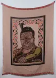 Rare “King Tāwhiao” wall hanging by Onehunga Woollen Mills for Bing Harris Sargood, offered Oct 2022