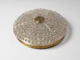 Carl Fagerlund for Orrefors, A 1950s Scandinavian mid-century flush-mounted ceiling lamp