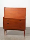 A Danish teak bureau or writing desk by Arne Wahl Iversen for Vinde Møbelfabrik, sold Oct 2022
