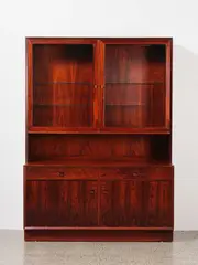 Denmark Erik Brouer, A rosewood display cabinet or unit