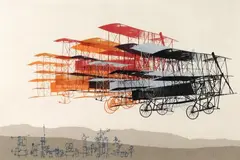 Untitled - Flying Machine by Ted Dutch, sold Mar 2022