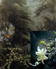John Young, French Wallpaper Flower Study #2