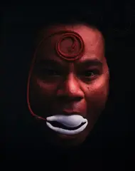 Sofia Tekela-Smith, Savage Island Man with Pure (Red)