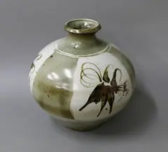 Large squat vase by Peter Collis, offered Mar 2022