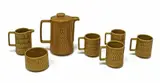 Coffee set by Crown Lynn Potteries, sold Mar 2022
