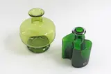 Holmegaard, Two green glass decanters