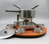 Peter Holmblad for Stelton, Original 1960s Scandinavian fondue set