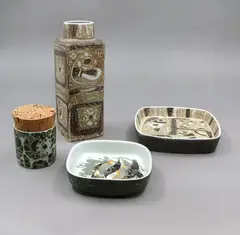 Nils Thorsson, Three Royal Copenhagen ‘Fajance’ ceramics