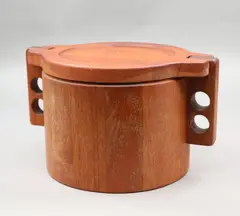 Birgit Krogh for Woodline Denmark, Lidded teak ice bucket