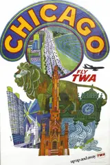 David Klein, ‘Fly TWA - Chicago’