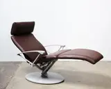 France Ligne Roset, An adjustable leather lounger