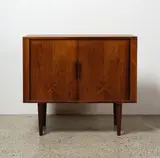 1960s Danish tambour door cabinet by Kai Kristiansen for Feldballes Møbelfabrik, sold Mar 2022