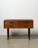 1960s Danish four-drawer console by Kai Kristiansen for Feldballes Møbelfabrik, sold Mar 2022