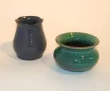 Duo of vases by Olive Jones & Elizabeth Matheson, sold May 2021
