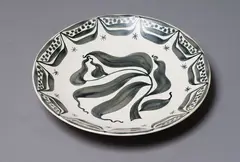 Large hand-potted platter by Frank Carpay for Crown Lynn, sold May 2021