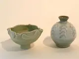 Mirek Smisek, A shaped footed bowl and a vase