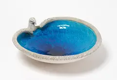 Large 'Sea Hawk' bowl by Len Castle, sold May 2021