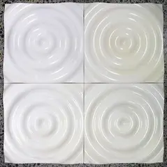 Ross McBride for E&Y, Four modular ‘Ripple’ panels in PVC