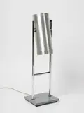 A vintage 1960s anodized aluminium ‘Trombone’ desk lamp by Denmark Jo Hammeborg for Fog and Morup, sold May 2021