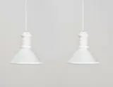 Sidse Werner for Holmegaard, A pair of ‘Apoteker 255’ glass pendant lamp shades