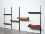 A 1960s wall unit by Kai Kristiansen for Feldballes Mobelfabrik, sold May 2021