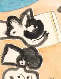 Pat Hanly, Figures on the beach