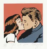 John and Sara by Dick Frizzell, sold May 2021