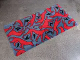Red Dog by Richard Killeen for Dilana Rugs, sold May 2021