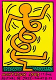 Keith Haring, Montreux 1983, Pink
