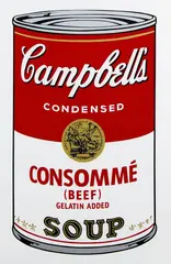 Campbell’s Soup Can - Consomme by Andy Warhol, offered May 2021