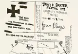 Colin McCahon, James K Baxter Festival 1973