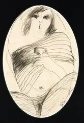 Untitled - Nude Study by Ralph Hotere, sold May 2021