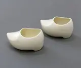 Pair of white clogs by Crown Lynn Potteries, sold Dec 2020
