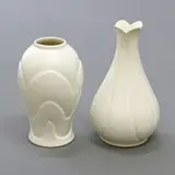 Crown Lynn Potteries, Two white vases
