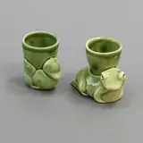 Crown Lynn Potteries, Two rare green eggcups