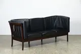 Hurup Melfabrik, A modern leather three-seater sofa