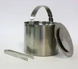 Arne Jacobsen, A 'Cylinda-Line' ice bucket and tongs (in original box) for Stelton