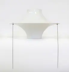 A 1960s 'flying saucer' pendant light shade by Lois Poulsen, sold Sep 2020