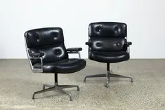 Charles & Ray Eames for Vitra, A pair of 'ES 104 Lobby Chairs'